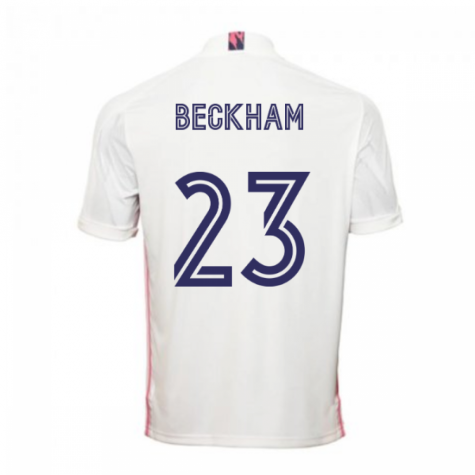 2020-2021 Real Madrid Adidas Home Football Shirt (BECKHAM 23)