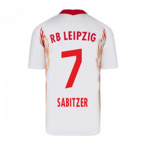 2020-2021 Red Bull Leipzig Home Nike Football Shirt (SABITZER 7)