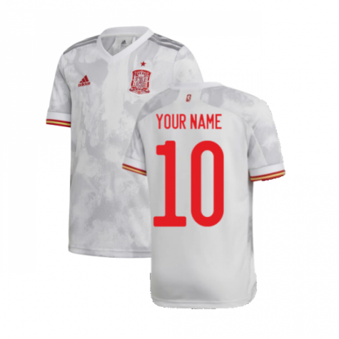 2020-2021 Spain Away Shirt (Your Name)