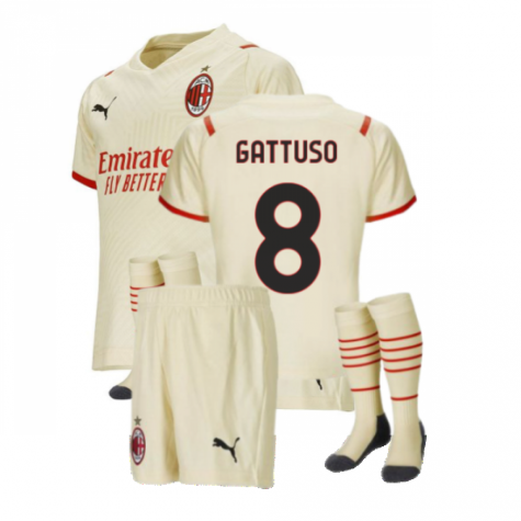 2021-2022 AC Milan Away Mini Kit (GATTUSO 8)