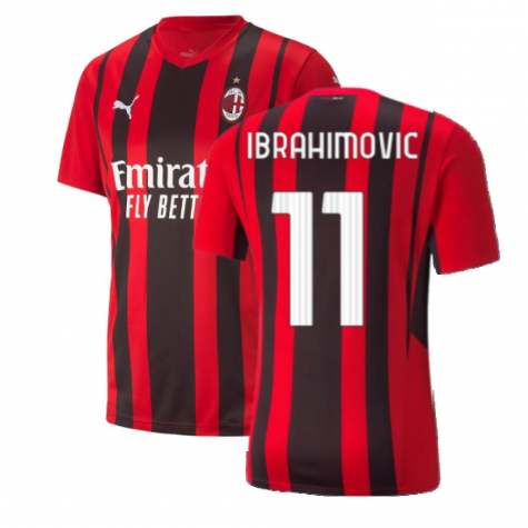 Serie A Flocage Nameset Ibrahimovic #11 Milan AC 2020-2021 Away Exterieur 