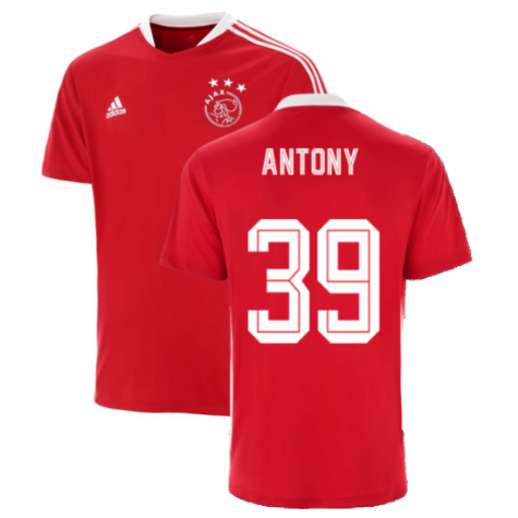 2021-2022 Ajax Training Jersey (Red) (ANTONY 11)