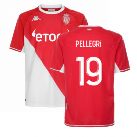 2021-2022 AS Monaco Home Shirt (PELLEGRI 19)