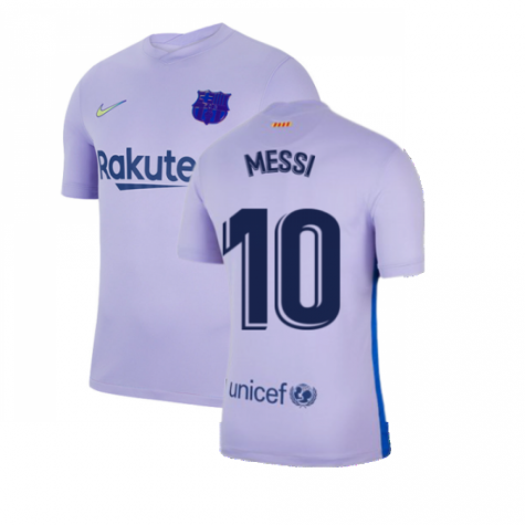 2021-2022 Barcelona Away Shirt (MESSI 10)