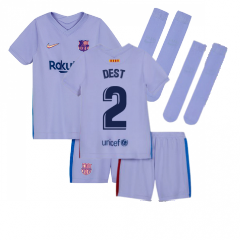 2021-2022 Barcelona Infants Away Kit (DEST 2)