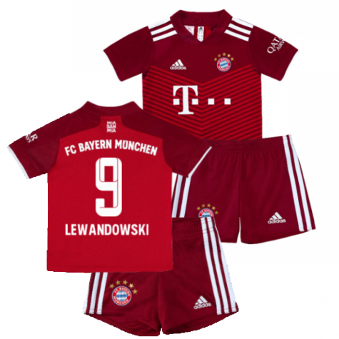 2021-2022 Bayern Munich Home Mini Kit (LEWANDOWSKI 9)