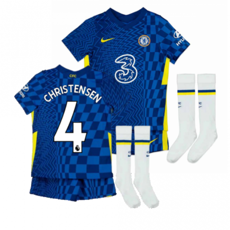 2021-2022 Chelsea Little Boys Home Mini Kit (CHRISTENSEN 4)