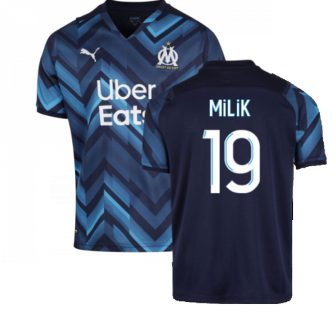 2021-2022 Marseille Away Shirt (Kids) (MILIK 9)