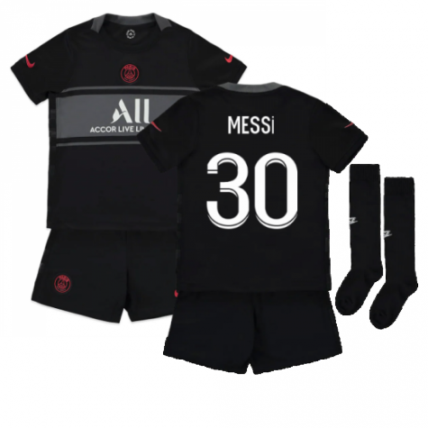 2021-2022 PSG Third Mini Kit (MESSI 30)