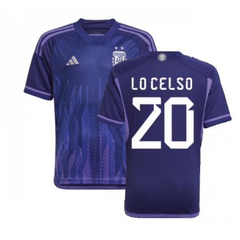 2022-2023 Argentina Away Shirt (Kids) (LO CELSO 20)