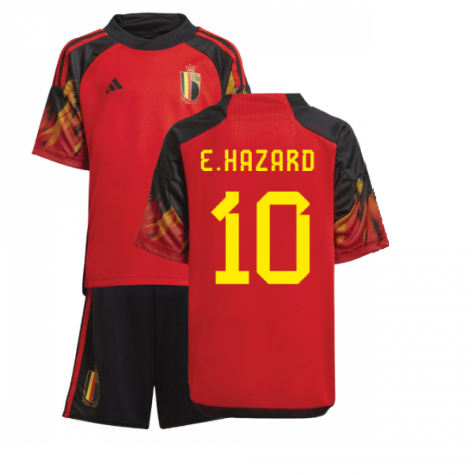 2022-2023 Belgium Home Mini Kit (E.HAZARD 10)