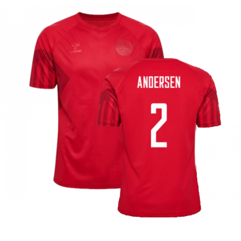 2022-2023 Denmark Home Jersey (Andersen 2)