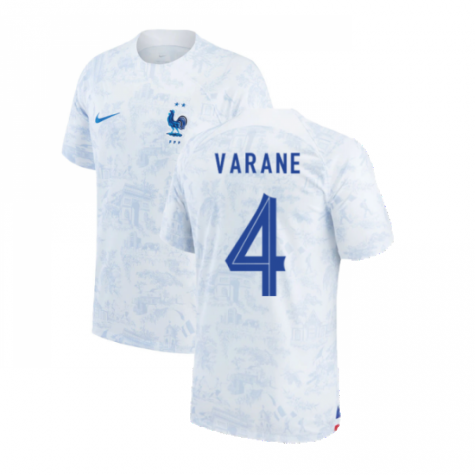 2022-2023 France Away Shirt (VARANE 4)