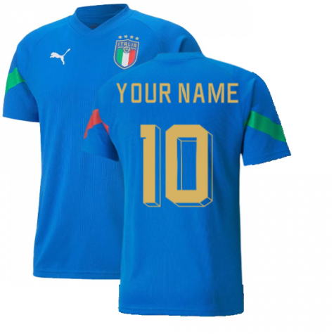 2022-2023 Italy Player Training Jersey (Blue) (Your Name)