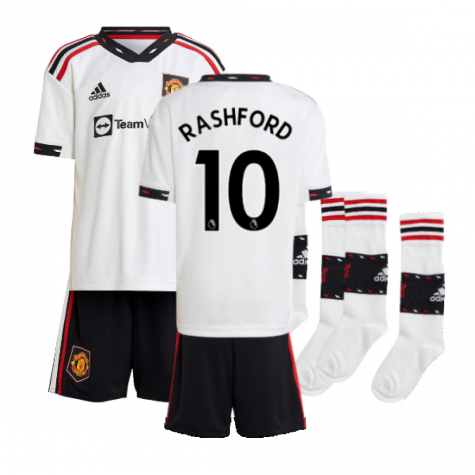 2022-2023 Man Utd Away Mini Kit (RASHFORD 10)