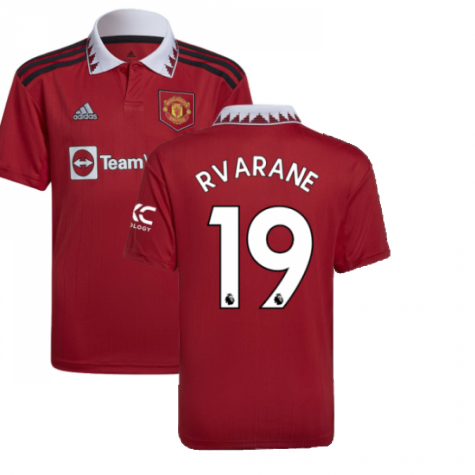 2022-2023 Man Utd Home Shirt (Kids) (R.VARANE 19)