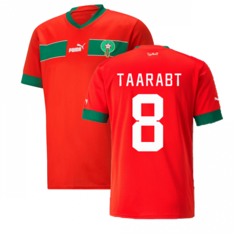 2022-2023 Morocco Home Shirt (TAARABT 8)