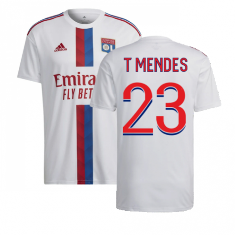 2022-2023 Olympique Lyon Home Shirt (T MENDES 23)