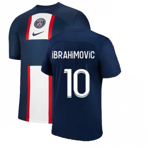 2022-2023 PSG Home Shirt (Kids) (IBRAHIMOVIC 10)