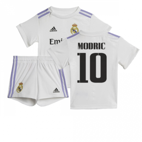 2022-2023 Real Madrid Home Baby Kit (MODRIC 10)