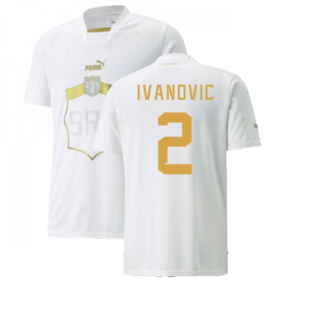 2022-2023 Serbia Away Shirt (IVANOVIC 2)