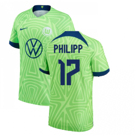 2022-2023 Wolfsburg Home Shirt (Kids) (PHILIPP 17)