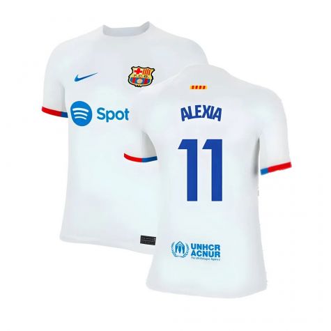 2023-2024 Barcelona Away Shirt (Kids) (Alexia 11)