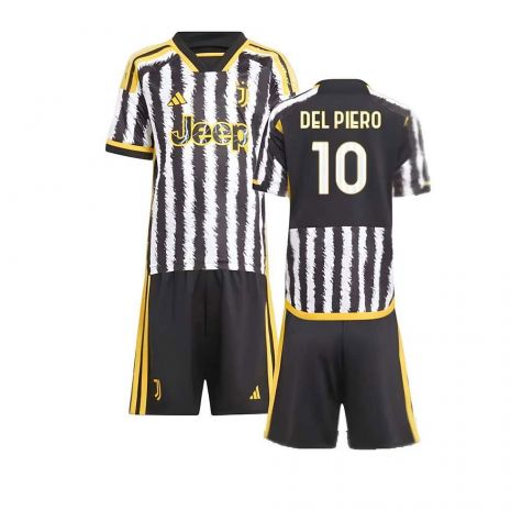 2023-2024 Juventus Home Mini Kit (DEL PIERO 10)