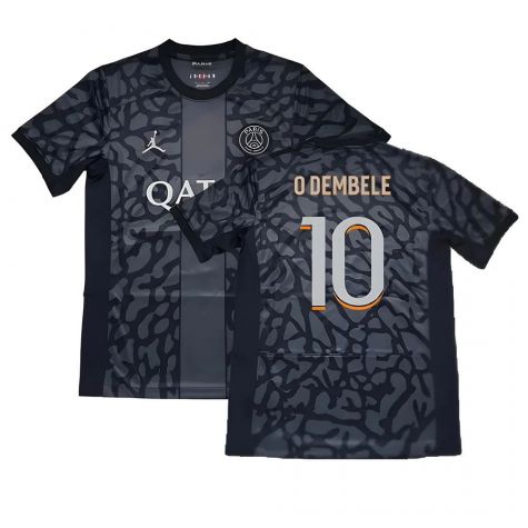 2023-2024 PSG Paris Saint Germain Third Shirt (O Dembele 10)