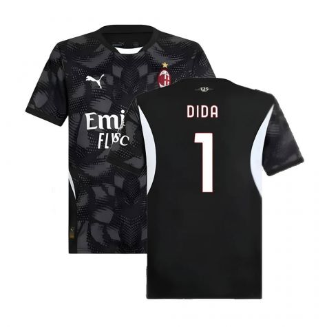 2024-2025 AC Milan Home Goalkeeper Shirt (Black) (DIDA 1)