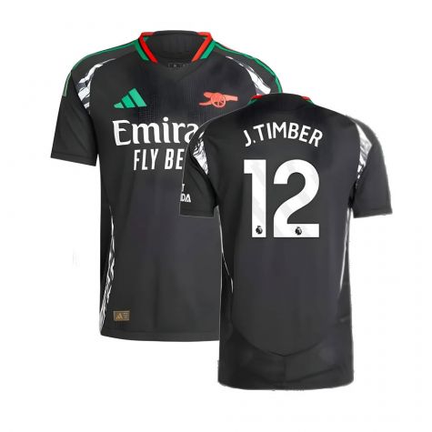 2024-2025 Arsenal Authentic Away Shirt (J.Timber 12)