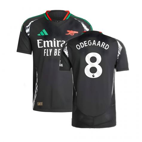 2024-2025 Arsenal Authentic Away Shirt (Odegaard 8)
