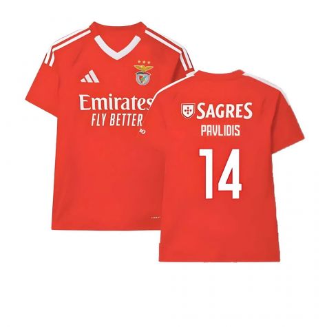 2024-2025 Benfica Home Shirt (Pavlidis 14)