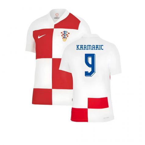 2024-2025 Croatia Home Dri-Fit ADV Authentic Shirt (Kramaric 9)