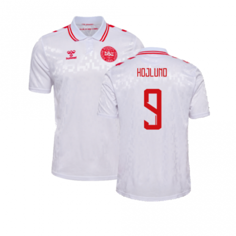 2024-2025 Denmark Away Shirt (Hojlund 9)