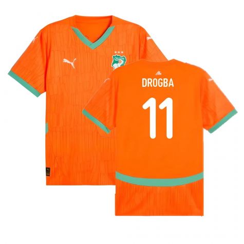 2024-2025 Ivory Coast Home Shirt (Drogba 11)