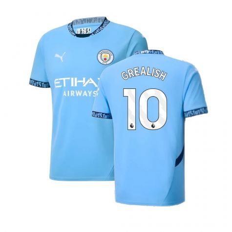 2024-2025 Man City Home Shirt (Grealish 10)