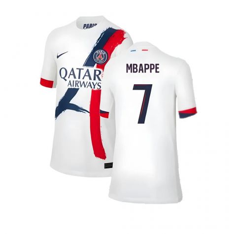 2024-2025 PSG Away Shirt (Kids) (Mbappe 7)
