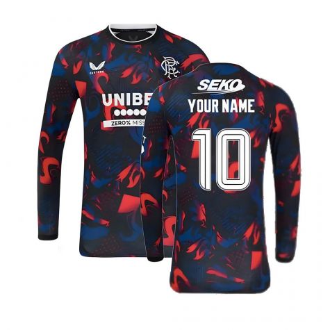 2024-2025 Rangers Long Sleeve Third Shirt (Your Name)