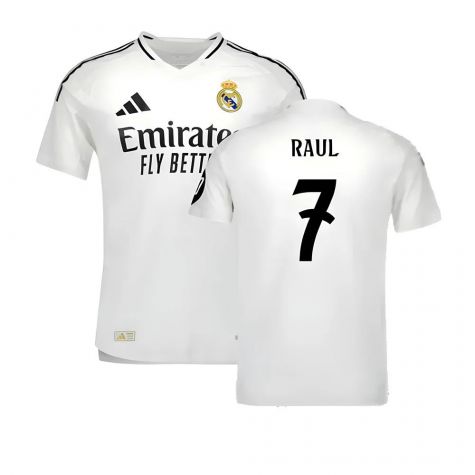 2024-2025 Real Madrid Authentic Home Shirt (Raul 7)
