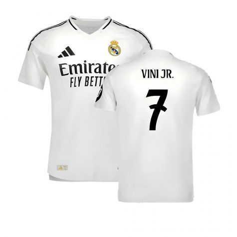 2024-2025 Real Madrid Authentic Home Shirt (Vini Jr. 7)