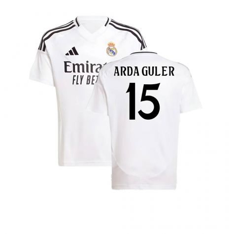 2024-2025 Real Madrid Home Shirt (Kids) (Arda Guler 15)
