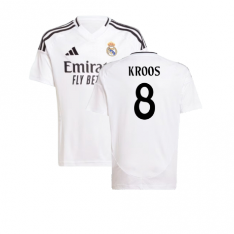 2024-2025 Real Madrid Home Shirt (Kids) (Kroos 8)