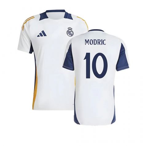 2024-2025 Real Madrid Training Shirt (White) (Modric 10)
