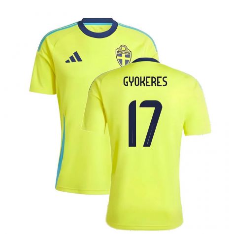 2024-2025 Sweden Home Fan Shirt (GYOKERES 17)