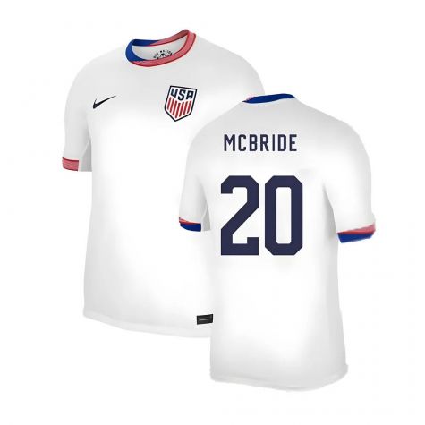 2024-2025 United States USA Home Shirt (MCBRIDE 20)