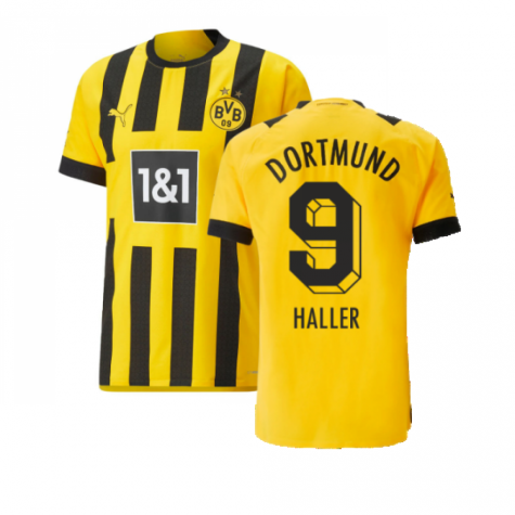 2022-2023 Borussia Dortmund Authentic Home Shirt (BELLINGHAM 22)