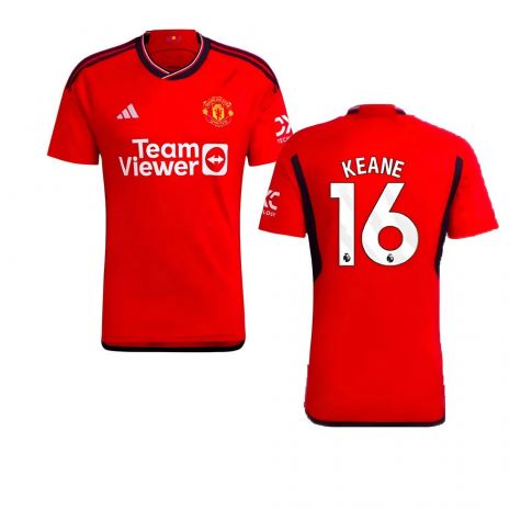 2023-2024 Man Utd Home Shirt (Keane 16)