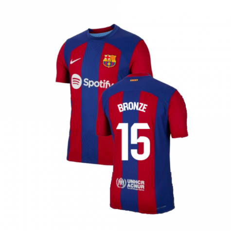 2023-2024 Barcelona Authentic Home Shirt (Alonso 17)