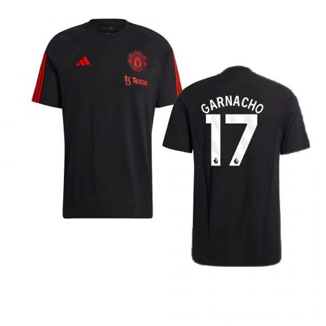 2023-2024 Man Utd Training Tee (Black) (Antony 21)